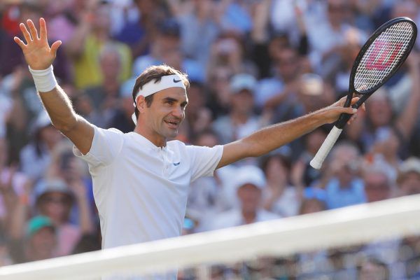 Federer ist auf dem Weg zum Titel. Reuters
