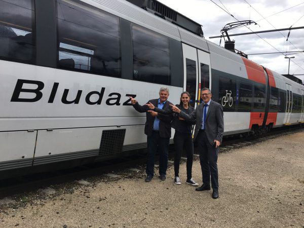 Josef Katzenmayer, Güzide Izmirli und Gerhard Mayer (ÖBB-Regionalmanagement). öBB