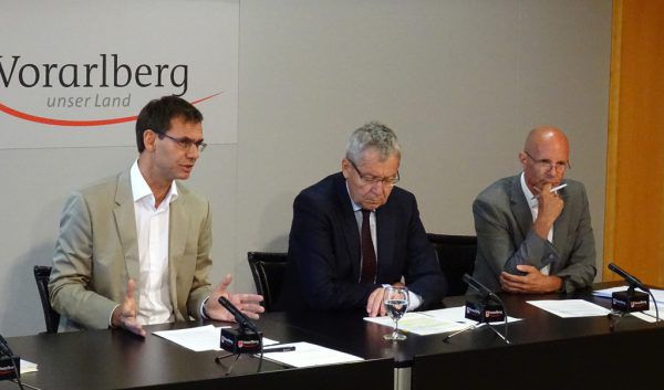 Markus Wallner, Karlheinz Rüdisser, Wolfgang Pfefferkorn (v.l.). VLK