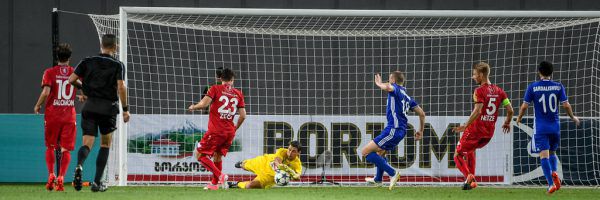 Torhüter Martin Kobras musste in Tiflis nur selten eingreifen.GEPA/Lerch