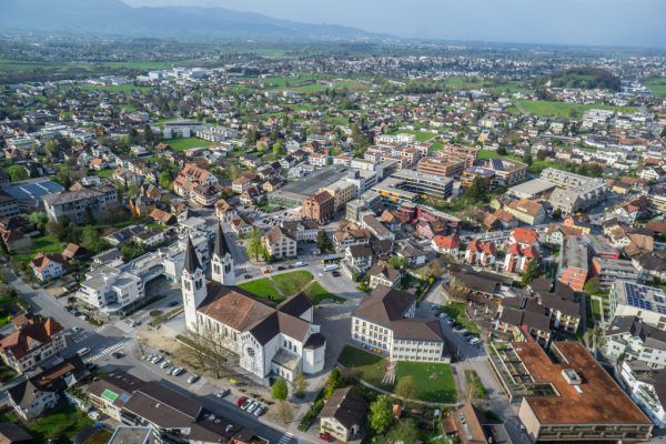 Um künftig Spielraum für Investitionen zu haben, wird in Götzis das Budget konsolidiert.Drohnenfoto/Hartinger
