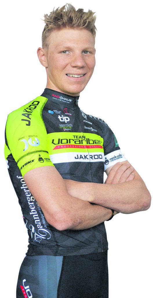 Vier Rennen bestritt Geismayr bisher im Team-Vorarlberg-Trikot.Team Vorarlberg