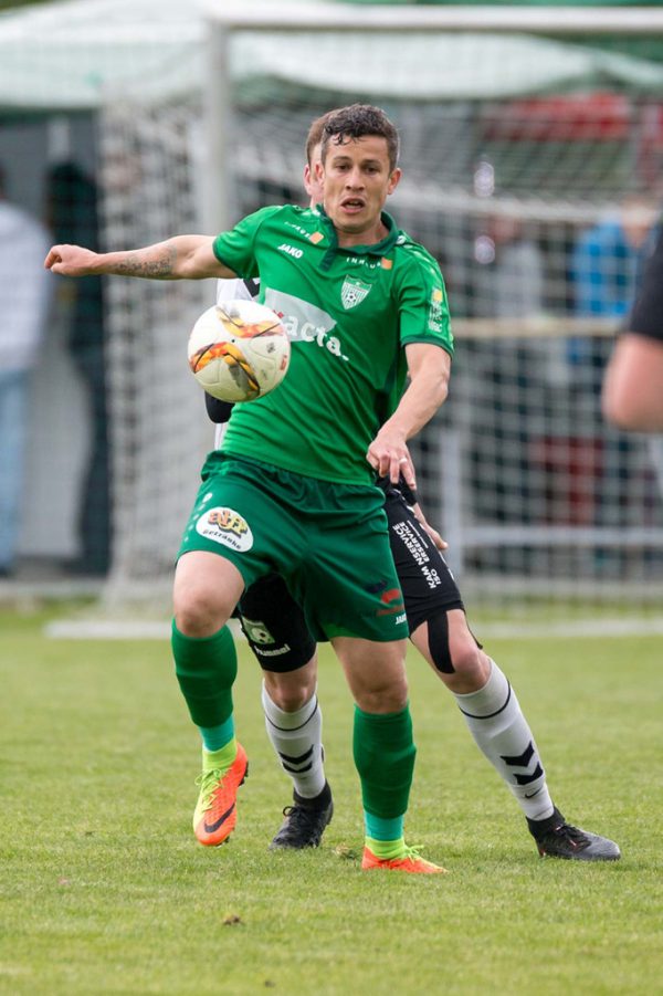 Zwei Spieler, die dem Supercup am Freitag ihren Stempel aufdrücken könnten: Der Hohenemser Adrian Klammer (l.) und Langeneggs Thiago De Lima Silva. Dietmar Stiplovsek (2)