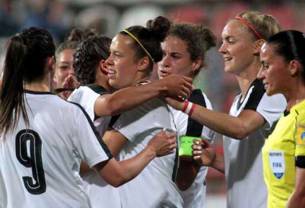 Die ÖFB-Frauen feierten einen ungefährdeten Sieg und einen perfekten Auftakt in die Qualifikation für die Weltmeisterschaft. GEPA