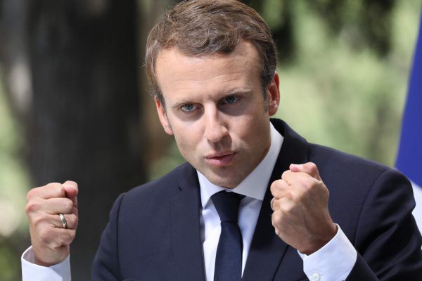 Frankreichs Präsident Macron will den Druck auf Nordkorea erhöhen. AFP