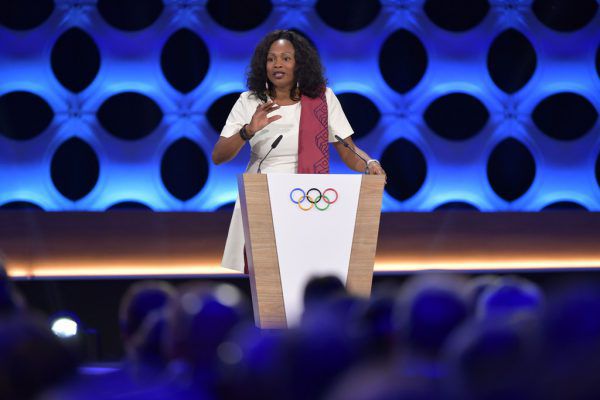 Frankreichs Sportministerin Laura Flessel droht mit Olympiaverzicht.  AFP
