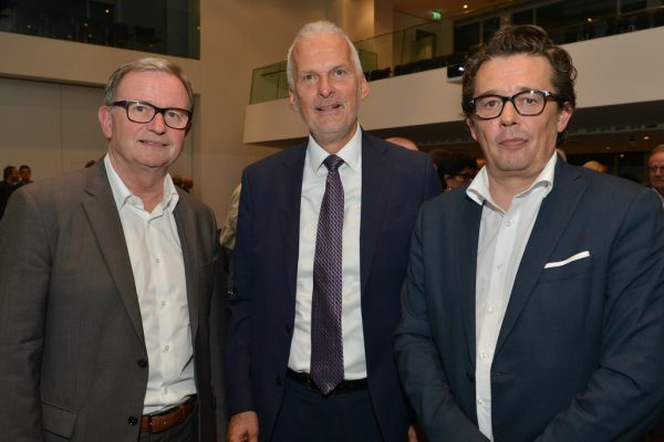 Karlheinz Kopf, Josef Moser und Wirtschaftskammerpräsident Hans Peter Metzler (v.l.).  privat (4)