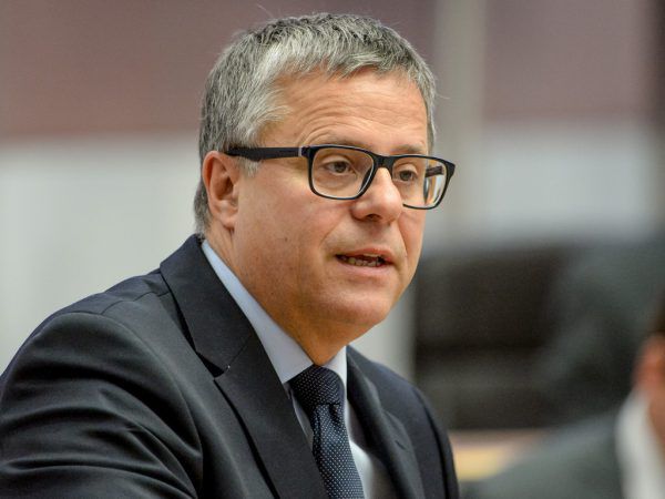 Klubobmann Roland Frühstück pries Vorarlberger Modell an. Oliver LErch