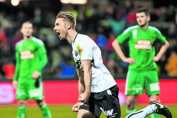 Philipp Netzer brachte Altach beim letzten Heimspiel gegen Rapid auf die Siegerstraße. GEPA/Lerch