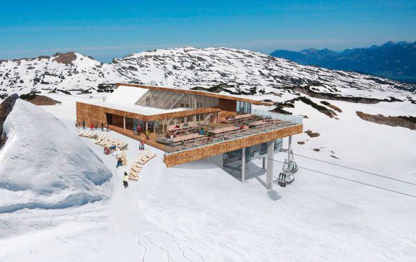 Bergstation neue Ifenbahn im Kleinwalsertal. Vorarlberg Tourismus/Kleinwalsertal Bergbahnen