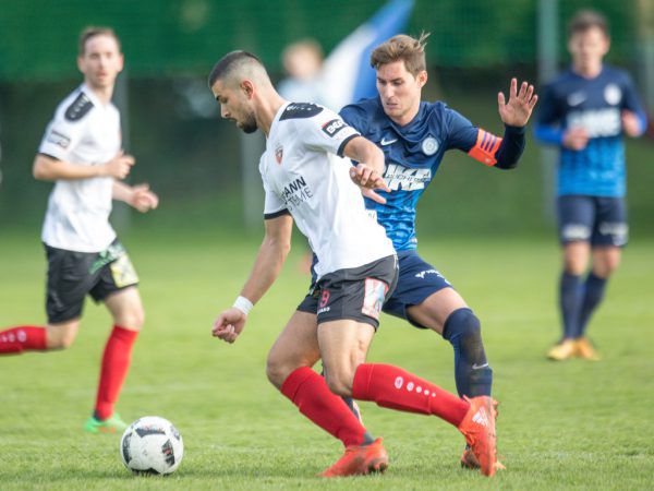 Der FC Bizau mit dem Führenden der Torschützenliste Abdül Kalkan wollen sich vorne behaupten. Frederick Sams