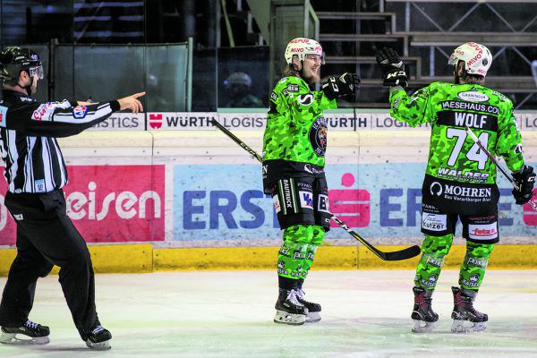 Die Wälder wollen heute wieder jubeln – wie hier Panu Hyyppä und Marcel Wolf. Lerch