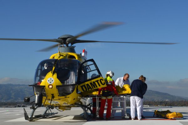 Eindrücke der gestrigen offiziellen Eröffnung der neuen Hubschrauber-Landefläche. Alexandra Serra(3)