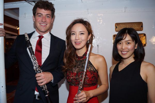 Für einen außergewöhnlichen Hörgenuss sorgten Klarinettist Alex Ladstätter, Star-Flötistin Jasmine Choi und Pianistin Yukie Togashi (v.l.). Yasmin ritter (5)