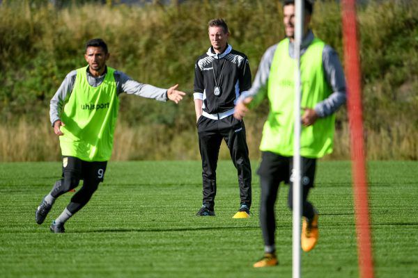 Im Training sorgte Gernot Plassnegger (Mitte) für neuen Schwung. Oliver Lerch