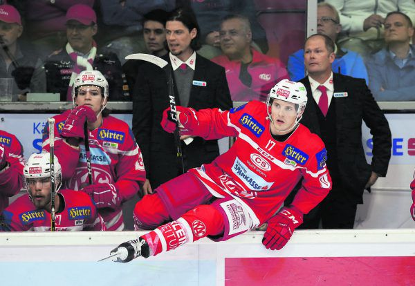 Klagenfurts Nummer 17 Manuel Ganahl ist heiß auf die heutige Partie. Der Montafoner und Ex-Bulldog spielt seit 2015 beim KAC. GEPA
