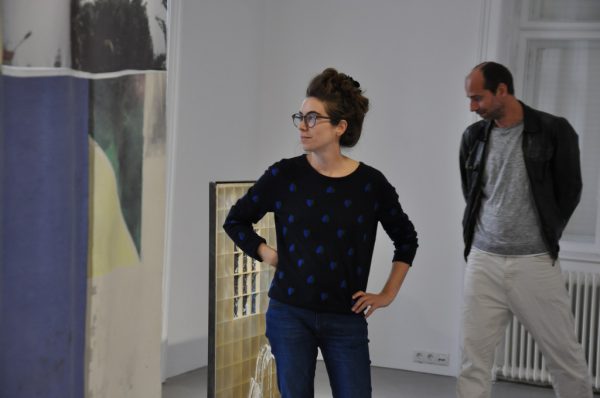 Maureen Kaegi und Ludwig Kittinger im Bildraum.  Wolfgang Ölz