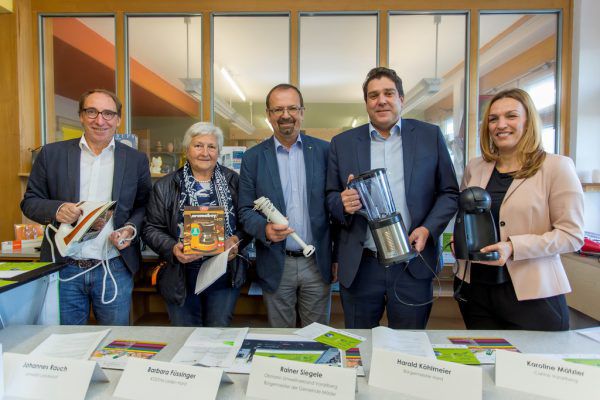 Pro-Re-Use: Johannes Rauch, Barbara Füssinger, Rainer Siegele, Harald Köhlmeier und Karoline Mätzler. Roland Paulitsch