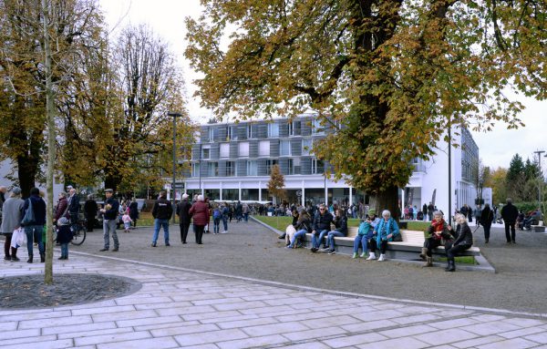 Zahlreiche Interessierte nahmen die neuen Flächen in Augenschein.  Stadt Dornbirn