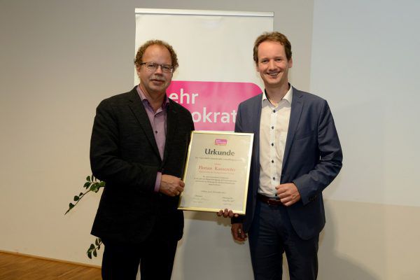Florian Kasseroler und David Stadelmann (v.l.). W. Bernardin