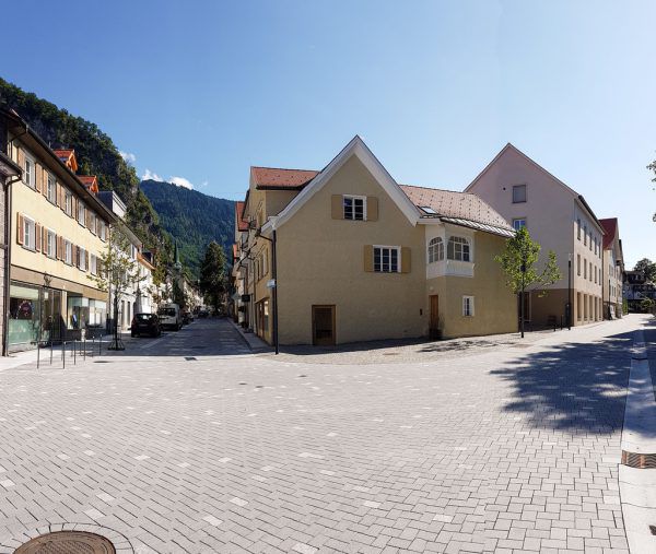 Große Teile der Hohenemser Innenstadt sind bereits revitalisiert worden. Nun folgt die letzte Bauetappe.  Stadt Hohenems