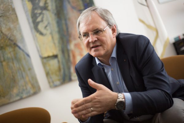 Harald Sonderegger eröffnete den Mediengipfel. NEUE-Archiv