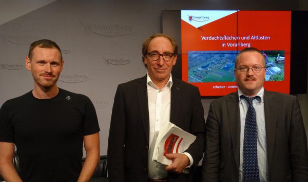 Johannes Schweiger, Johannes Rauch und Harald Dreher (v.l.) VLK/Wirth