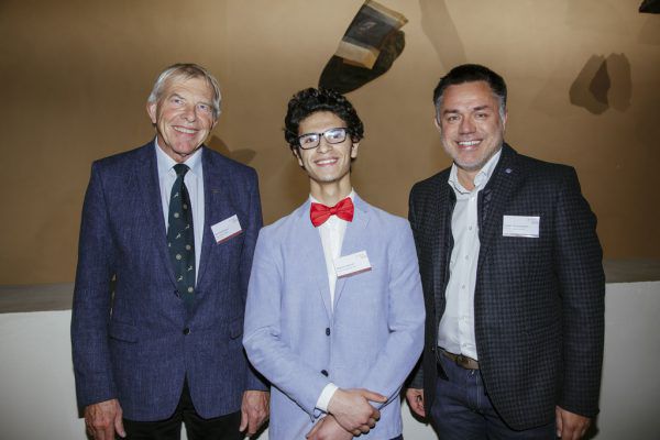 Reinhold Rinner (Rotary Club), Ghaiath Alhereh, Jürgen Schwarzmann (Pantec En.).