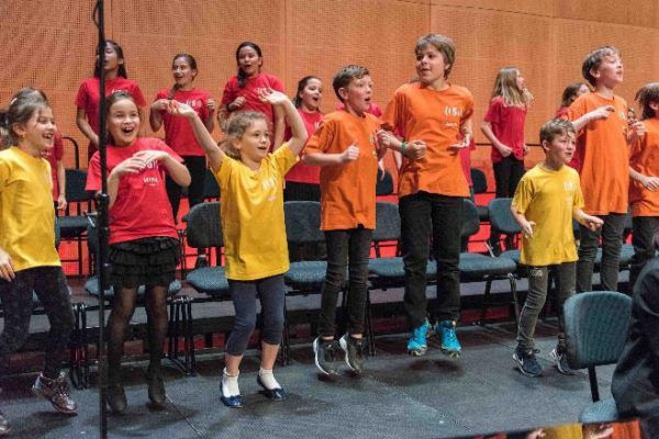 40 Kinder mit teilweise unterschiedlichen Muttersprachen nahmen am Musikcamp in Koblach teil. Lions Club
