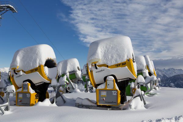Das Skigebiet Golm hat eine Vorreiterrolle in Sachen künstliche Beschneiung. Dietmar Mathis