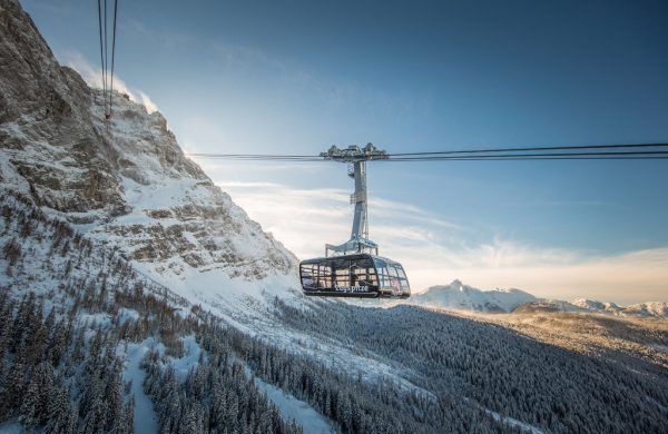 Die neue Seilbahn wird heute eröffnet. AP Images/Maximilian Prechtel