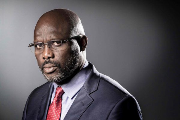 Ex-AC-Milan-Star und heute Politiker: George Weah. APA