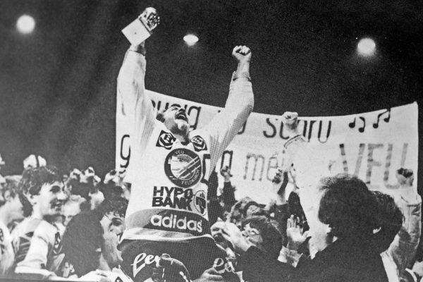 Feldkircher Meisterjubel im Jahr 1983.Stiplvosek (2), Privat (4)