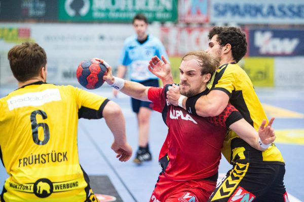 Lukas Frühstück war gegen Hard Dreh- und Angelpunkt im Bregenzer Spiel. Sams (4)