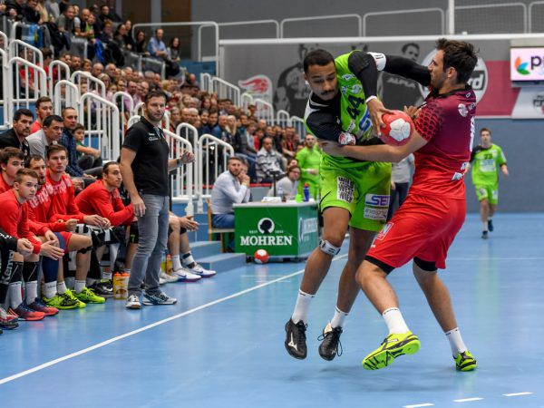 Petr Hrachovec (l.) und sein Team haben nach der Bregenz-Niederlage etwas gutzumachen. Gepa/Lerch