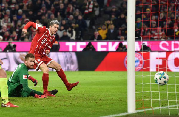 Robert Lewandowski erzielte das Siegtor der Bayern. APA