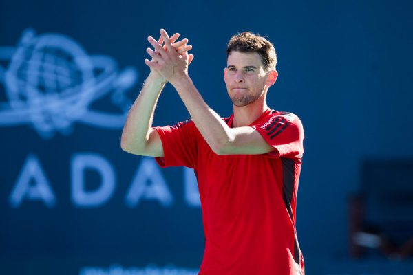 Thiem lässt sich bejubeln. AFP