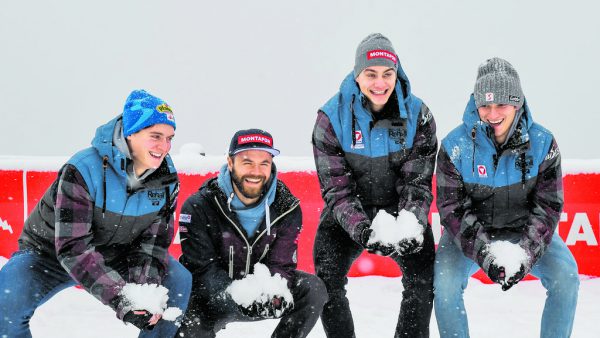Vorarlbergs SBX-Asse Luca Hämmerle, Markus Schairer, Alessandro Hämmerle und Julian Lüftner. Lerch (2)