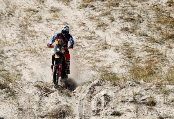 Alleine in Führung. Matthias Walkner zieht in Südamerika seine Kreise an der Spitze der Rallye Dakar. Reuters