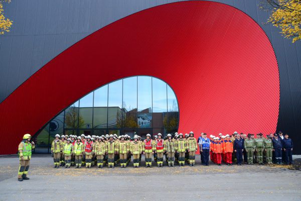 Das Team der Freiwilligen Feuerwehr Dornbirn. Werner Micheli