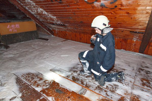 Die Feuerwehr konnte den Brand rasch löschen. Bernd Hofmeister
