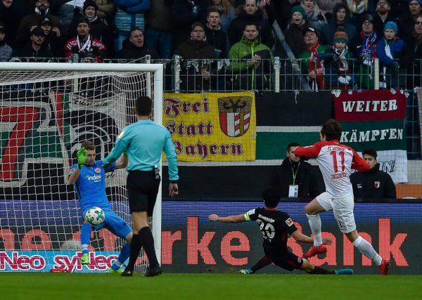 Gregoritsch trifft für Augsburg. GEPA