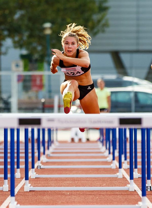 Isabel Posch wurde über 60 Meter Dritte. Pichler