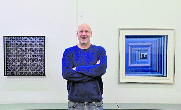 Johannes Boch in der aktuellen Schau in der Galerie c.art, Prantl & Boch. Wolfgang Ölz