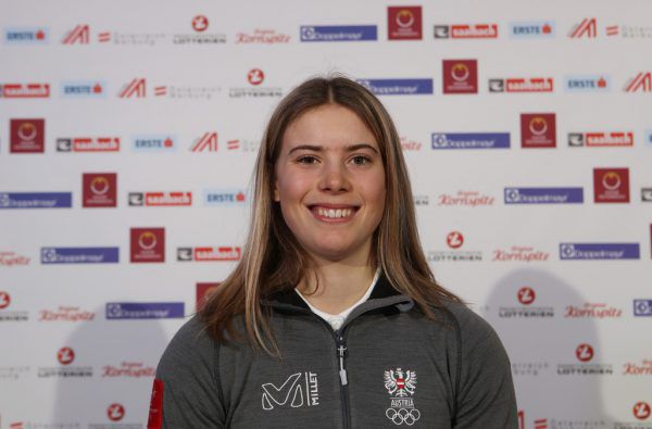 Liensberger vor dem Slalom. Gepa