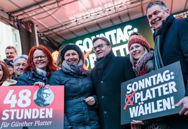 Platters ÖVP wird voraussichtlich das Rennen machen. APA/EXPA/JFK