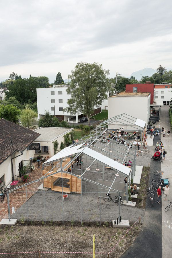 Anstelle des „Gewächshauses“ wird ein dreigeschossiger Bau errichtet. Lukas Hämmerle