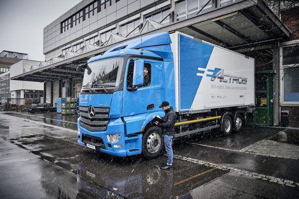 Der „eActros“ von Mercedes-Benz Trucks. Daimler Ag (2)