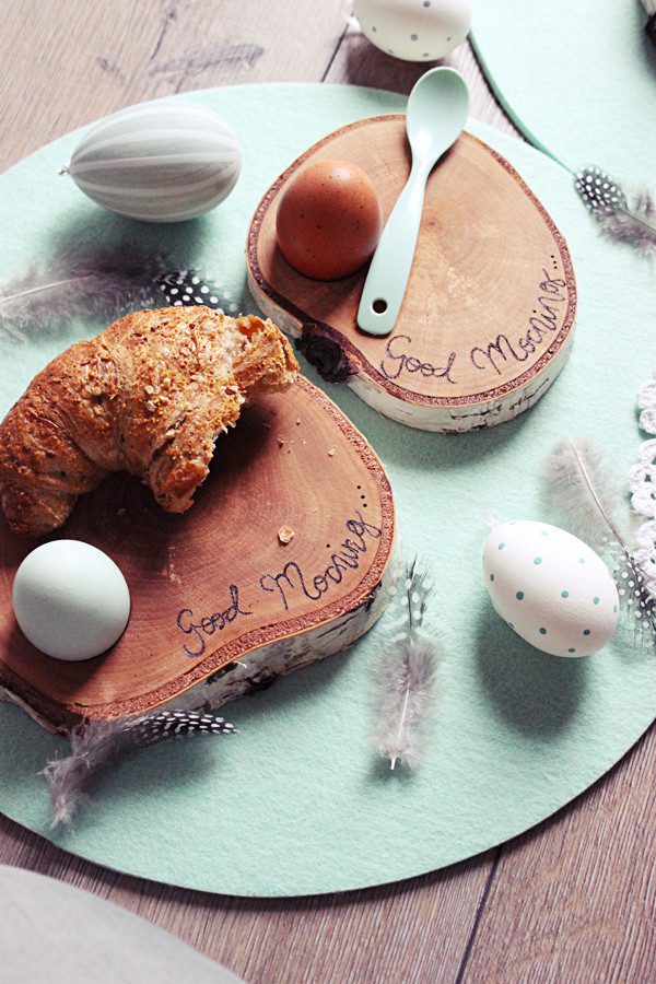 Frühstücksbrettchen mit Ei – eine tolle Geschenkidee für das kommende Osterfest.  Jasmine ­Hörhager (2)