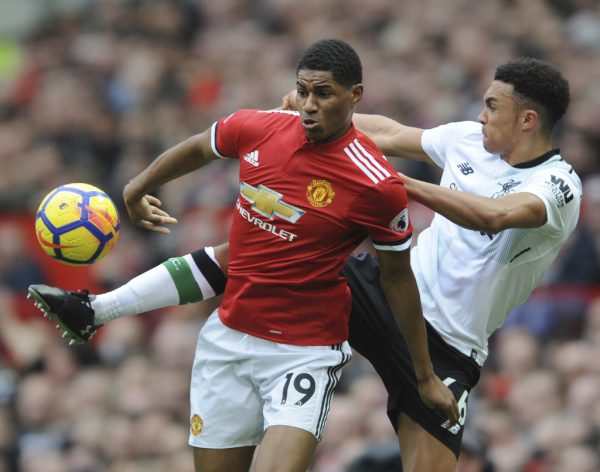 Marcus Rashford (l.) zeigte zuletzt gegen Liverpool, wie wichtig er für United sein kann. Sofern er denn aufgestellt wird. AP